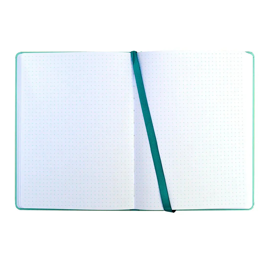 Bullet Journal azul para planificar