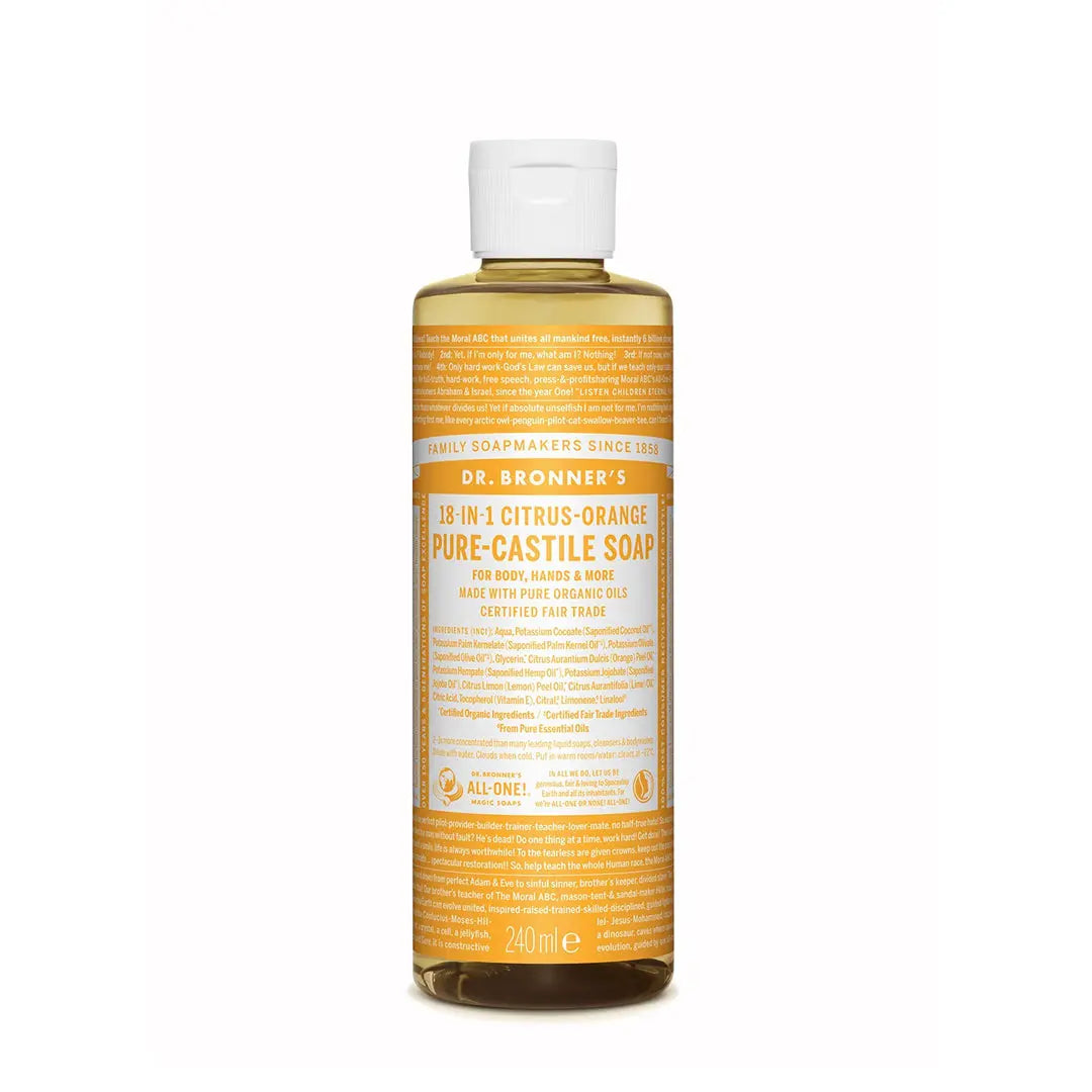 Concentrated Castile Liquid Soap 18 in 1 - Citrus