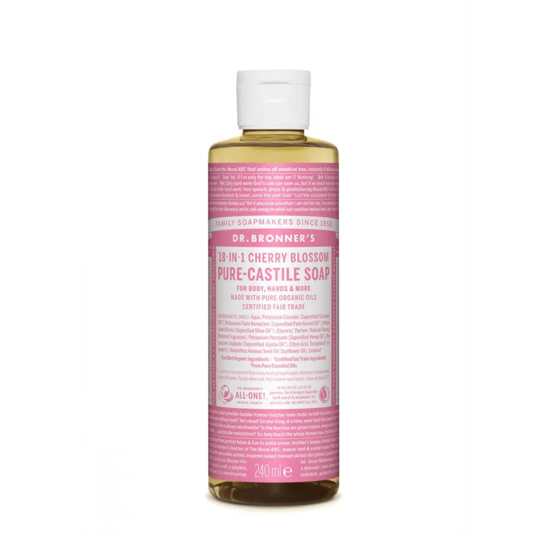 Concentrated Castile Liquid Soap 18 in 1 - Cherry Blossom