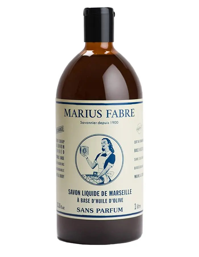 Jabón líquido de Marsella Sin perfume - 1 litro