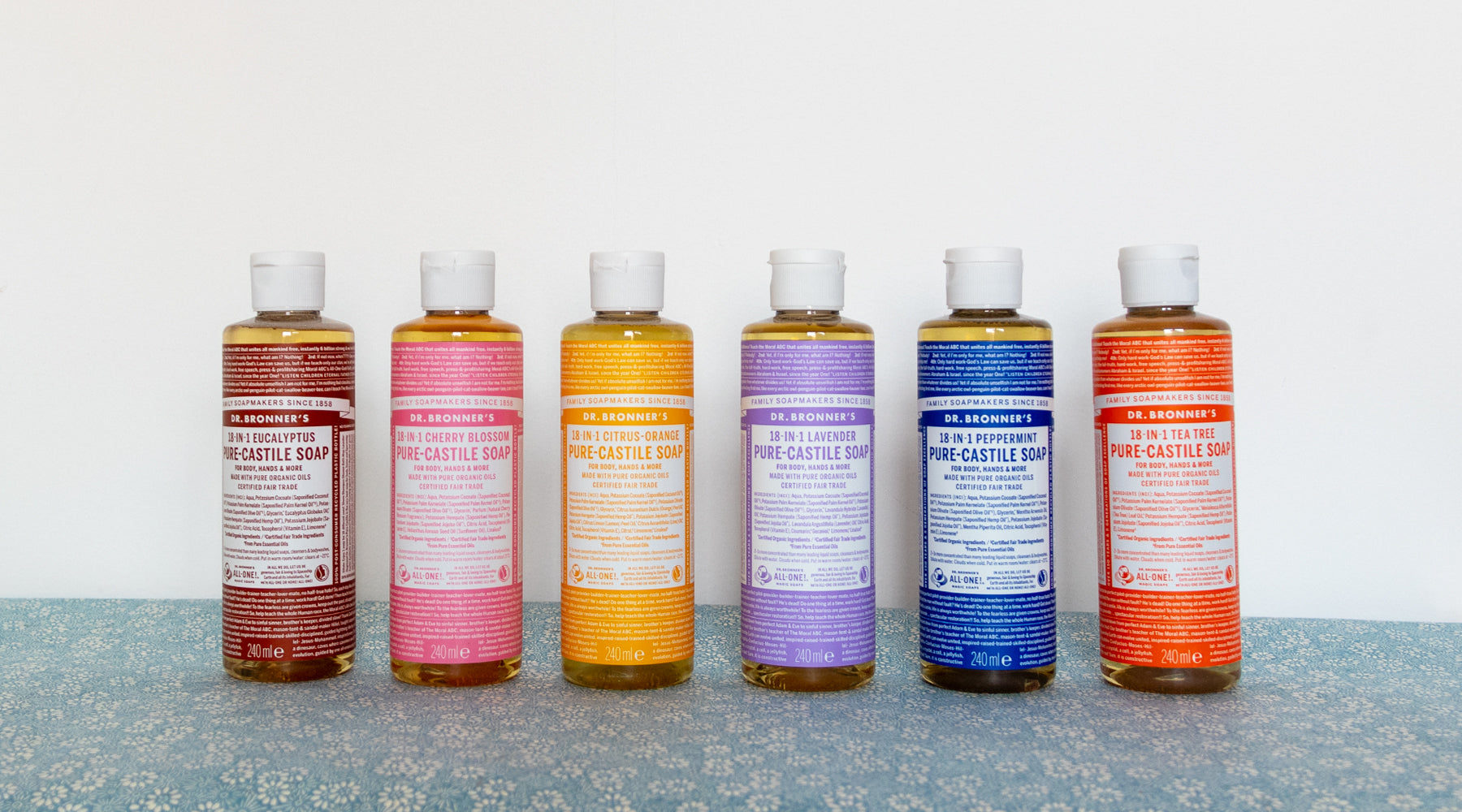 Jabones de Castilla de Dr. Bronner 18 en 1 