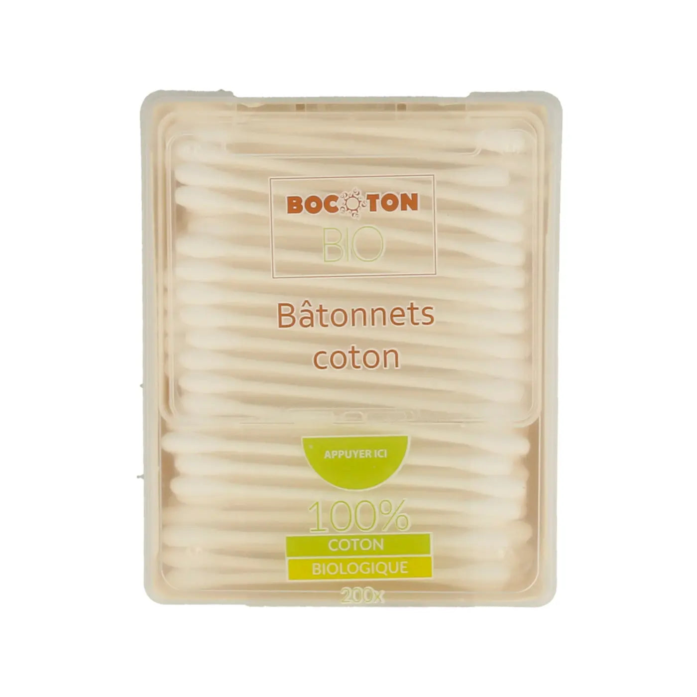 Bocoton organic cotton swabs 200 units