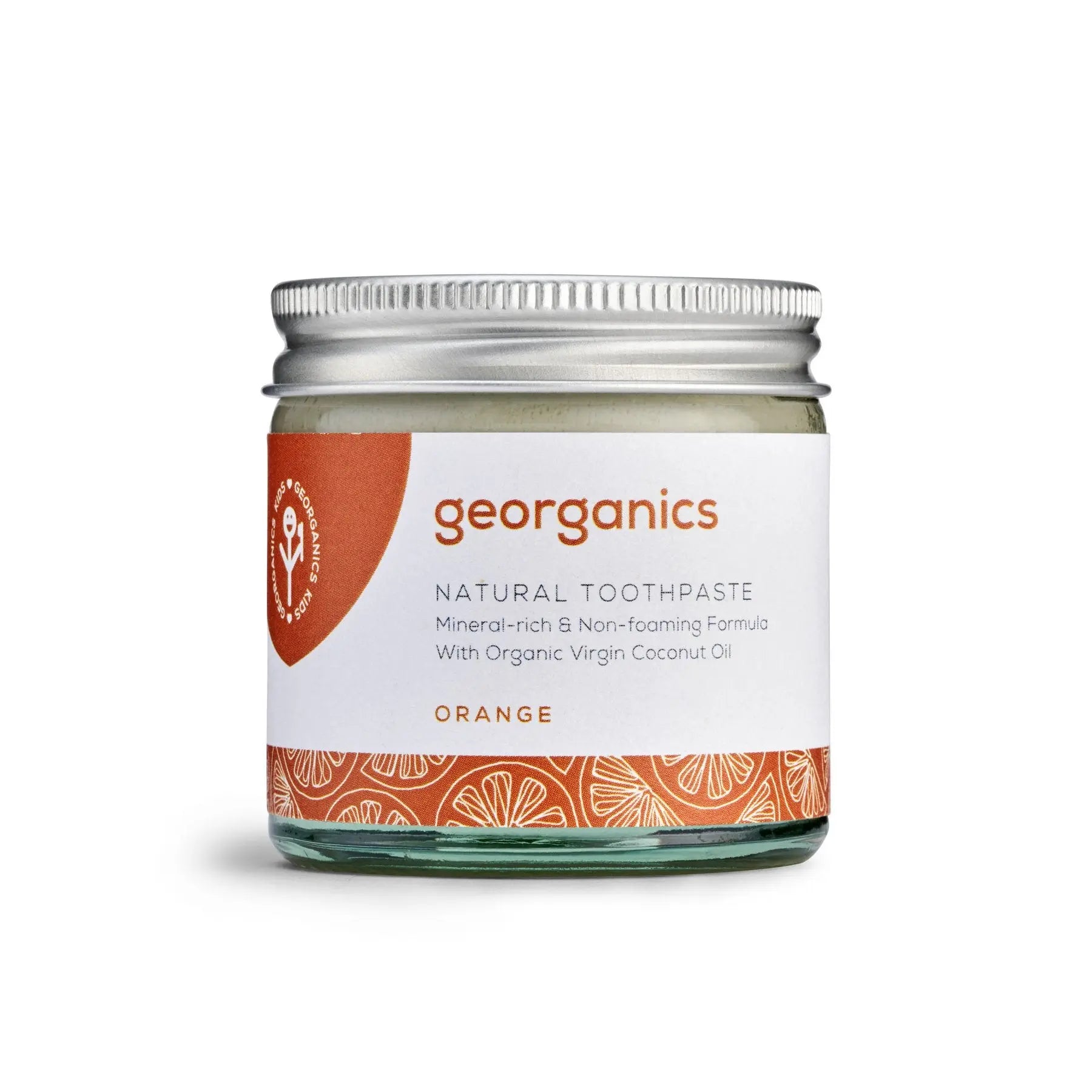 Natural toothpaste with Coconut and Orange Georganics 120 ml