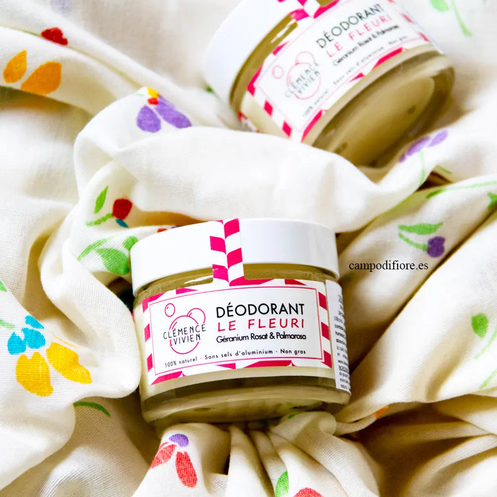 Geranium and Rose cream deodorant - Le Fleuri