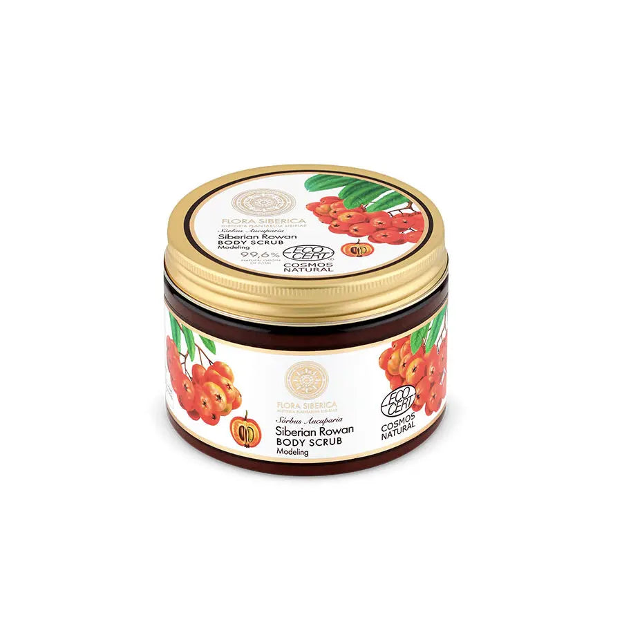 Remodeling body scrub with Siberian Rowan