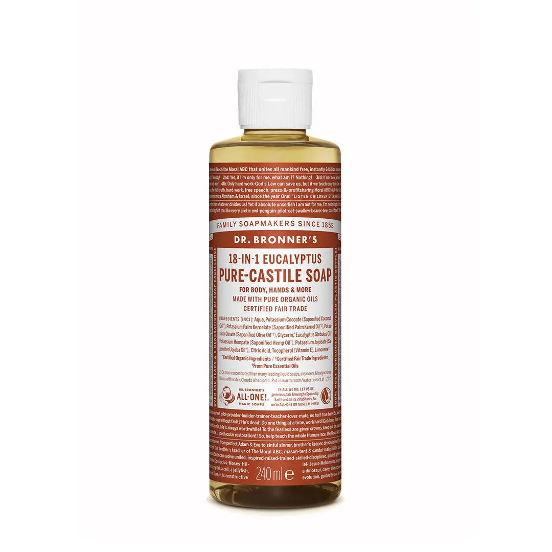 Concentrated Castile Liquid Soap 18 in 1 - Eucalyptus